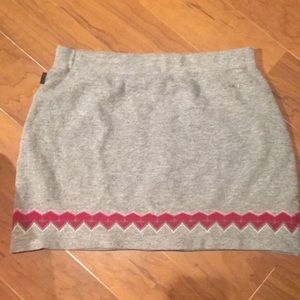 Grey skhoop skirt size large